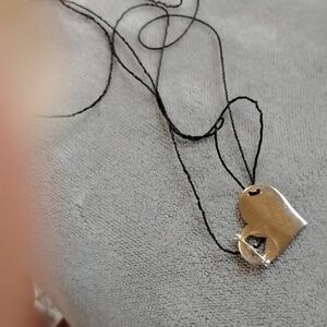 925 Heart On Double Thread Chain Gorgeous On